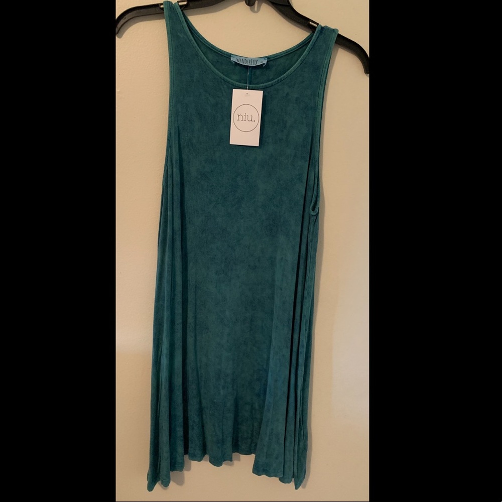 Wanderlux flirty lightweight turquoise dress 👗